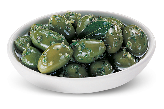 Giant Flavored Green Olives