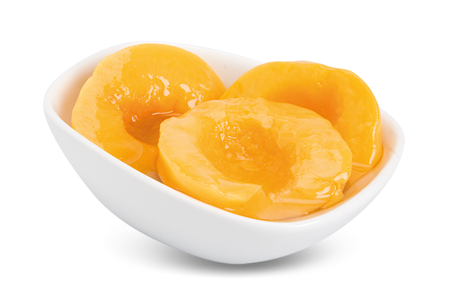 Peach Halves In Syrup