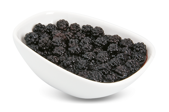 Brombeeren in Sirup