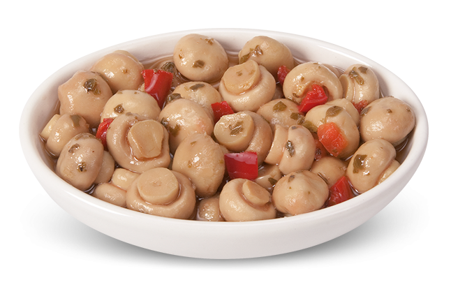 Champignon Mushrooms in Sunflower Oil With Tomato