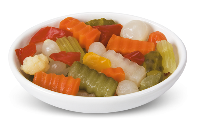 Mixed Vegetable Salad In Wine Vinegar &quot;Giardiniera&quot;