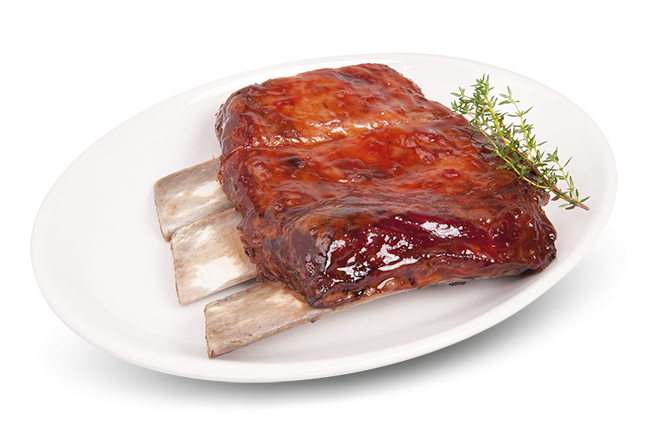 Precooked Pork Ribs Gluten Free And No Added Polyphosphates