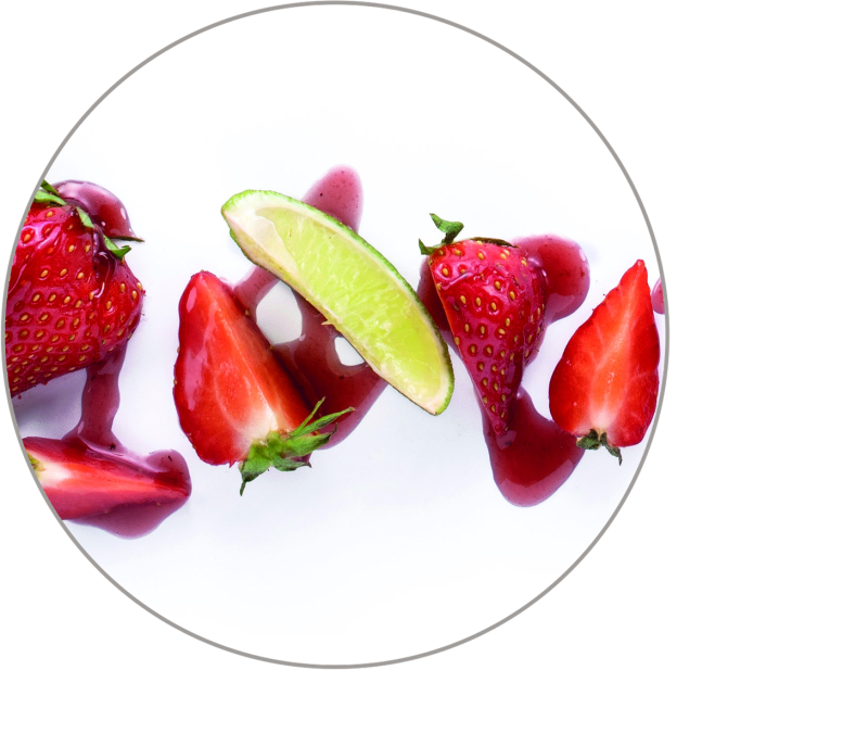 Sweet &amp; Fruity Erdbeere Und Limettentaste
