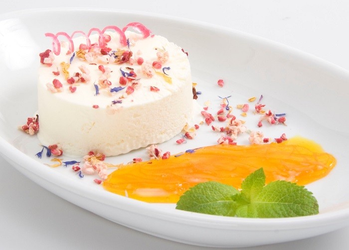 Semifreddo with citrus fruits