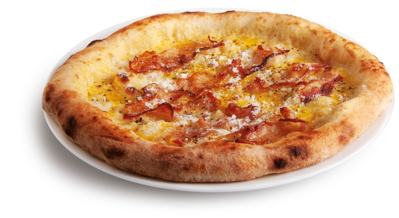 Pizza carbonara