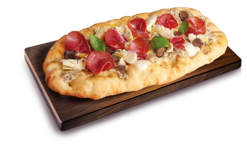 Pizza con fantasia di carciofi